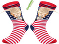 Donald Hair Finger Funny Socks For Supporters of Donald President, Novelty Gag Gifts For Father's Day and 4th of july, Onesize