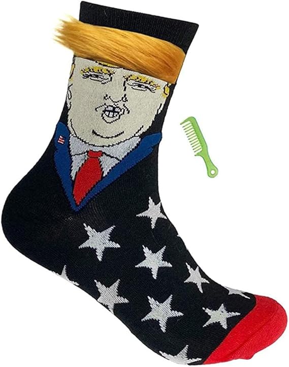 Dz- Unisex Funny Gift Socks Novelty President 2024 Socks MAGA socks Gift Set