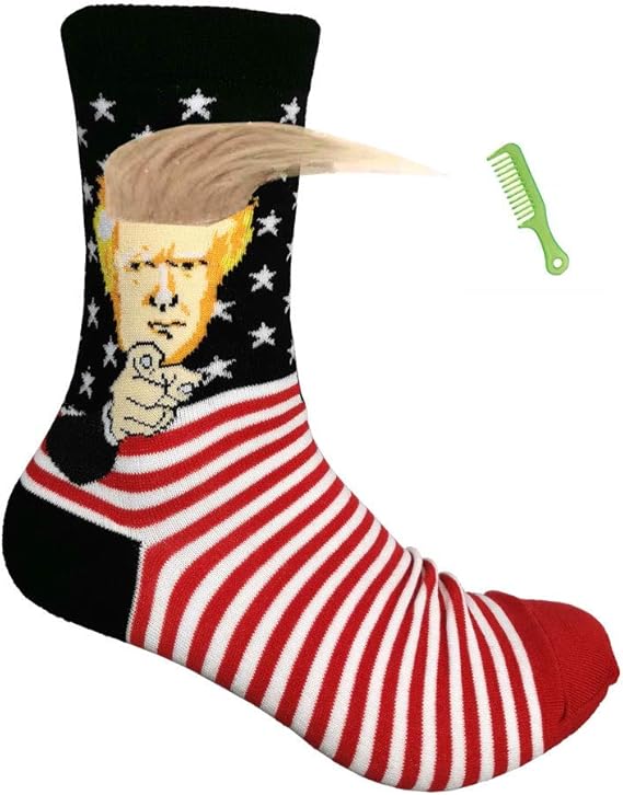 Flag- Unisex Funny Gift Socks Novelty President 2024 Socks MAGA socks Gift Set