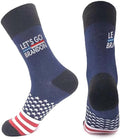 Black Brandon Funny Socks For Supporters of Donald President, Novelty Gag Gifts For Father's Day and 4th of july, Onesize (Copy)
